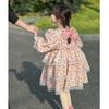Kids Girls Long Sleeve Lolita Princess Puffy Casual Children Dress