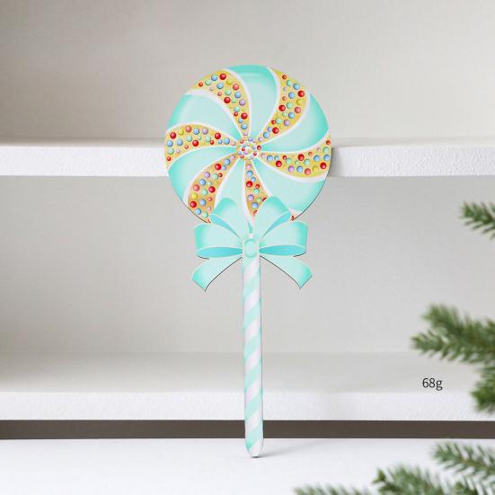 Christmas Lollipop Yard Sign Xmas Candy Lawn Sign Winter Holiday Lollipop Decoration for Indoor Outdoor Pathway Patio Decor