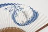 Faltbarer Kyoto-Handwerker mit Fächer in Papierbox [Hasegawa] Herrenfächer, Gefertigt, Etui, (Karpfen Design)