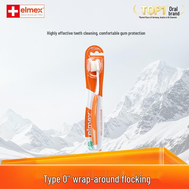 ELMEX Slim Soft Wide Head Toothbrush