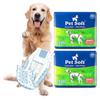 Dog Diapers for Boys, 12-Pack, Highly Absorbent, Leak-Resistant, Stay-Stay Diaper Covers for Senior Dogs, Prevents Marking, Deodorizes, and Features a