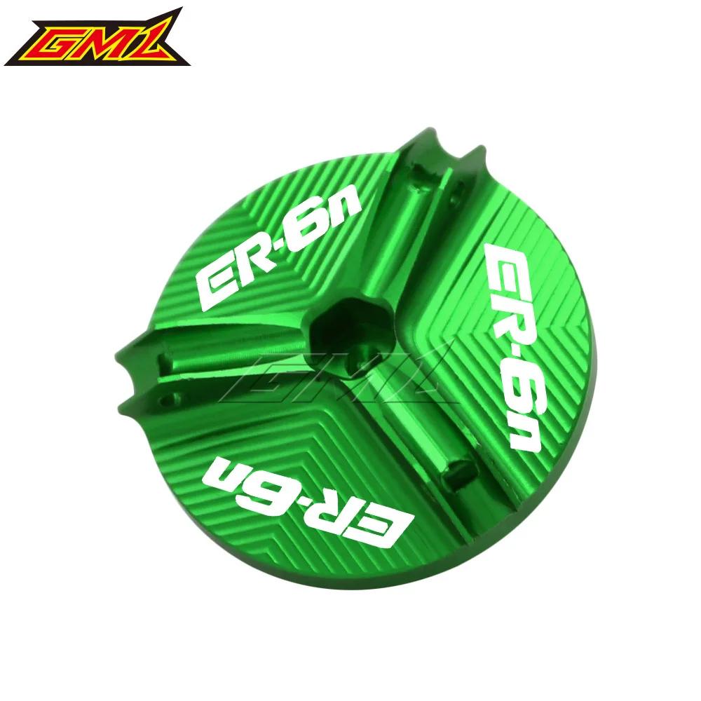 Accesorii Motocicletă CNC Șurub Drenaj Ulei Motor Piuliță Carter Capac Cupă Capac Umplere Ulei Pentru Kawasaki ER6N ER-6N ER 6 N 2006-2016