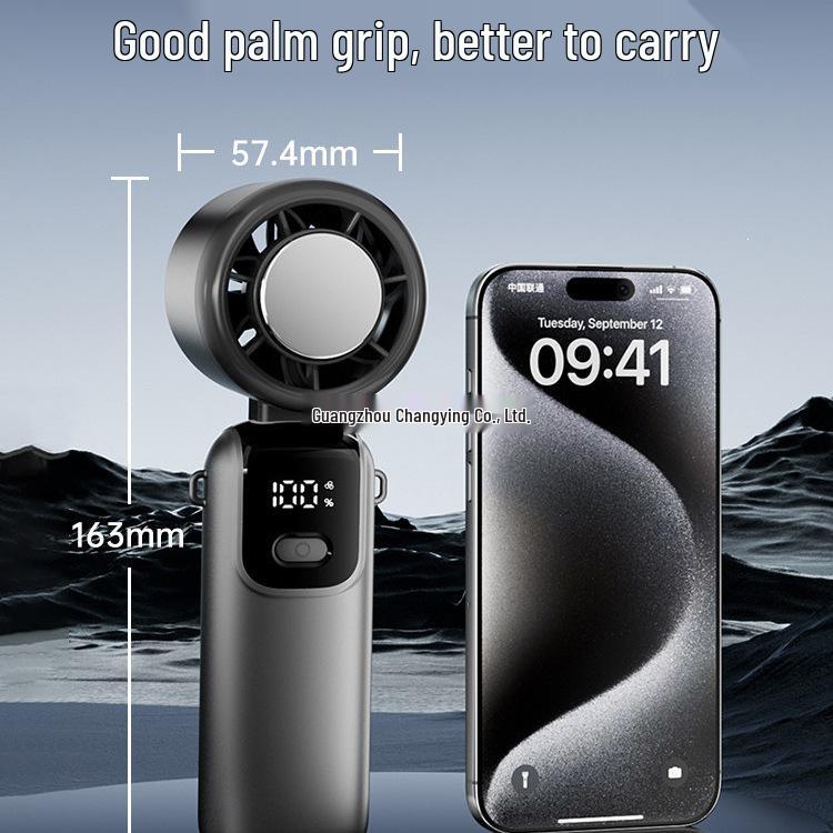 2026 Leafless Handheld Fan and Ice Pack Cooler