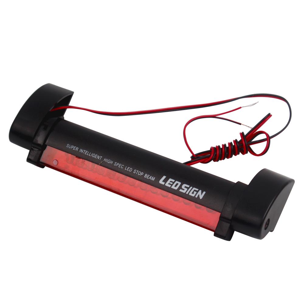 Bară Roșie LED 12V A Treia Lumină de Frână Montată Sus Semnal de Avertizare Stop Lampă Semnalizare Parcare Spate Lumină de Frână Înaltă Lampă Spate Mașină