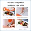 Portable Electric Heated Lunch Box for Home and Car Use with Plastic Inner Liner