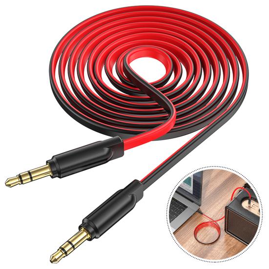 

UPA16 AUX-кабель, гибкий Plug Play, прочный 3,5 мм, адаптер AUX «папа-папа» для динамика