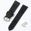 Vintage Suede Leather Watchband 18mm 19mm 20mm 22mm Watch Strap for Seiko Handmade Stitching Bracelet for Huawei Watch GT2/3/4