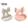 Elegant Jewelry Dish 3D Printed Bow Organizer Tray, Decorative Ribbon Ring Holder for Beauty Accessory Rings Earrings Necklace, Vanity Storage