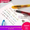 Monami OLIKA Fountain Pen for Students - White, Transparent, Black, Red with Fine Nib
