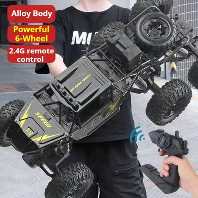 Remote Control Car Six-wheel Drive Four-wheel Drive Off-road Vehicle Climbing Car Stunt Car Children's Toys Car Mountain Racing Toys