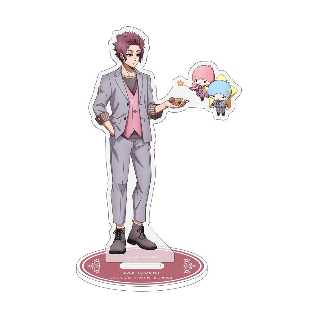 TV Anime x Sanrio Characters 28 Sae Ito x Little Twin Stars Character Acrylic Figure "Blue Lock" [Original Illustration]