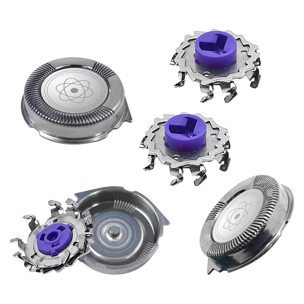 Set of 3 Double Blades Shaving Head for Phillips Norelco SH50/52 HQ8 HQ9 PT720 PT724 PT730 AT810 AT830 HQ6090 7800XL HQ8160 Aquatec,3000,