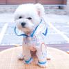 Waterproof Pet Raincoat with Rainbow Pattern for Small, Medium, and Large Dogs - Keep Your Pet Dry and Stylish