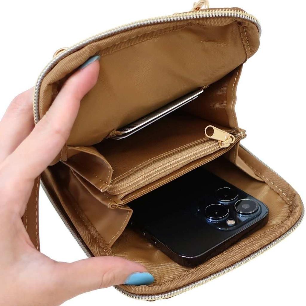 sun art Rilakkuma Inkjet Wallet Shoulder Bag RK-639-BR