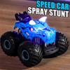 Dinosaur Spray Remote Control Car Model Decorated Light Music Stunt Off-road Vehicle Children's Gift Toy Car