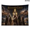 Assassin Creed Wall Tapestry Aesthetic Wall Hanging Printed Fabric Blanket Decorative Tapestries for Bedroom Living Room Home Decor