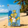Animation T-The Simpsons Towel Towel Soft Pool Gift For Travel Gym Shower Cool Camping Quick Dry Sports  Large Beach Towel