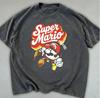 Retro Koszulka Super Mario Od'85, Odzież z Gry Wideo Mario, Pasująca Koszulka Universal Studios Hollywood