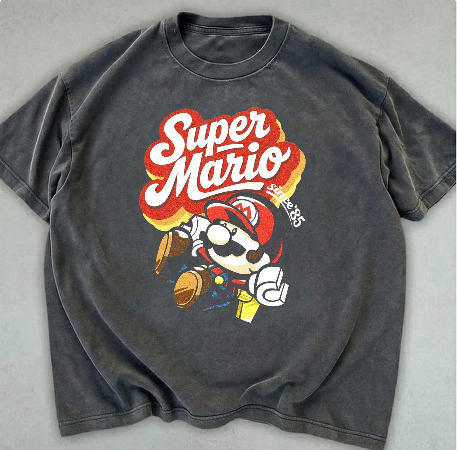 Retro Super Mario Since 85 Shirt, Mario Video Game Apparel, Universal Studios Hollywood Matching Tee XL