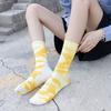 ABIF1 Long Tube Tie Dyed Hook Socks, Explosive Street Wear, Trendy and Fashionable Socks, Unisex Skateboarding, Sports, Leisure, and F