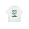 Übergroßes T-Shirt Schwarz Eromanga Sensei Anime-Charakter-Druck mit Text für Freizeitkleidung und Anime-Fans