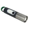 Outdoor-Taschenlampe mit Teleskop-Zoom USB Wiederaufladbar 4 Lichtmodi Superhelle Taschenlampe mit Haken zum Campen
