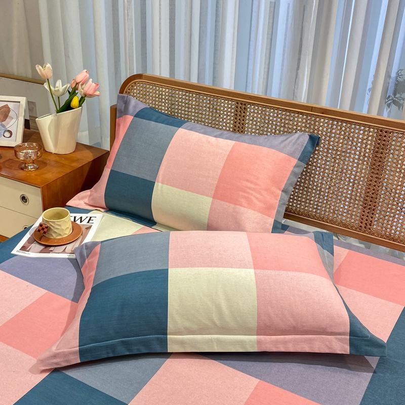 2pcs Printed Pillows Cover 100% Cotton Pillowslip capa de almofada Rectangle Pillowcase 48x74cm Cushion Covers Home Pillow Cases