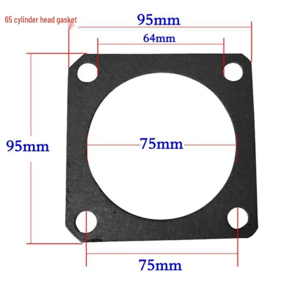 Air Compressor Head & Cylinder Seal Kit: Paper, Steel Wire, Asbestos Gaskets & 3P Air Rod Gasket