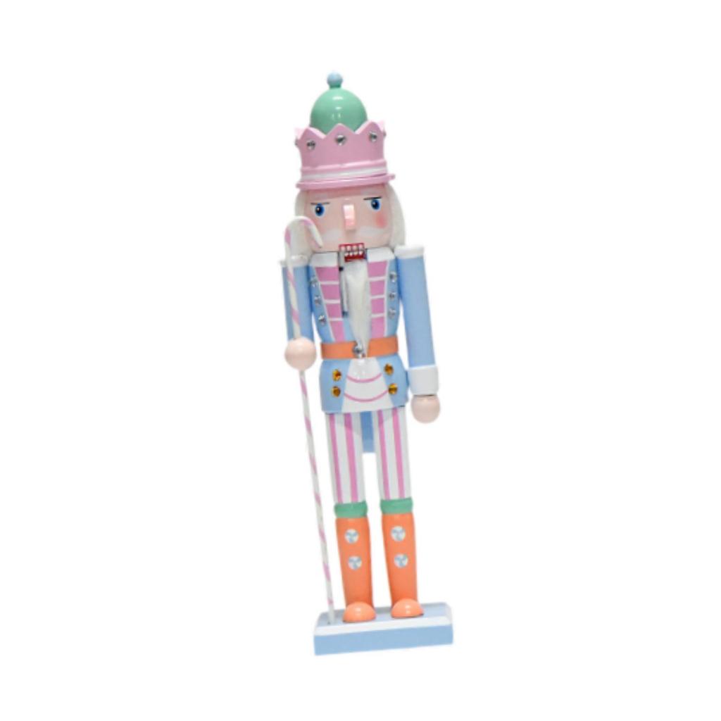 Wooden Nutcracker Ornament,Desktop Decoration,Kids Toy, Holiday Present Christmas Doll Nutcracker Crafts for Home Christmas