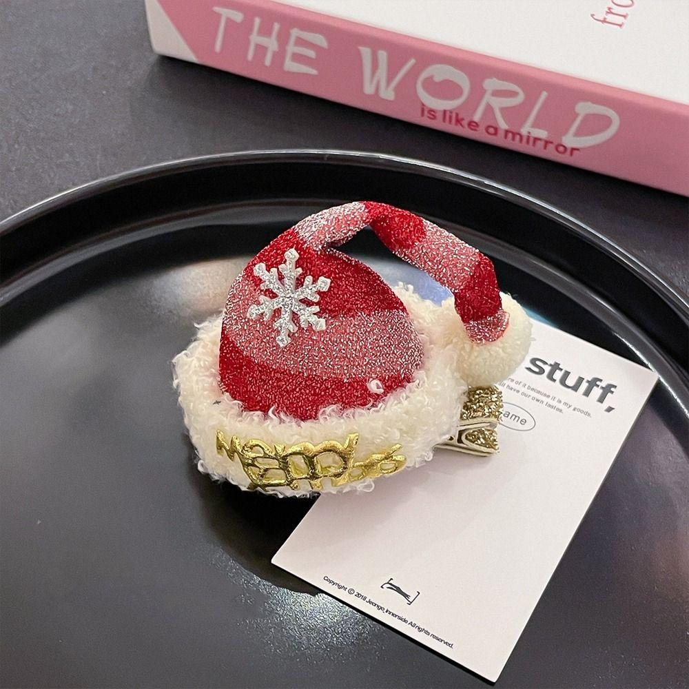 Veselé Vánoce Dekor Vánoční čepice Čelenka Hvězda Dětská Spona do vlasů Paroh dětská