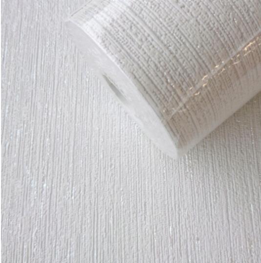 Papel de parede vinílico com riscas prateadas brilhantes 10 m Sintra