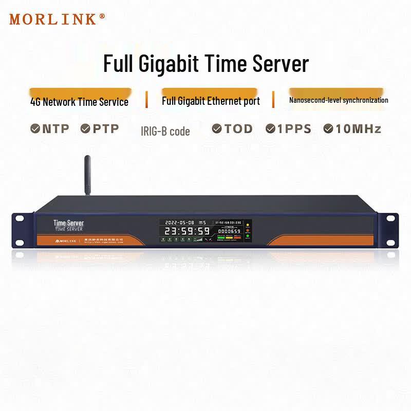 

MORLINK Gigabit PTP NTP GPS/BeiDou Time Synchronization Server