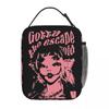 Custom Melanies Martinez Portals Thermal Insulated Lunch Bag for Office Portable Bento Box Thermal Cooler Lunch Boxes