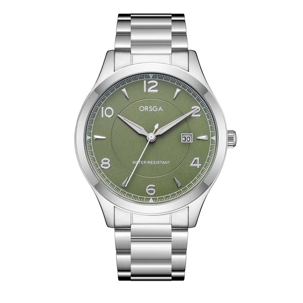 ORSGA Men's Fashion Waterproof Business Quartz Watch with Calendar
