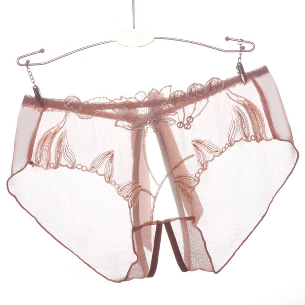 Womens Briefs Lace Large Size M-2XL Mesh Nightwear Printed