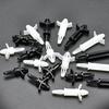 20-100 Stück Nylon-Abstandshalter Standoff Leiterplattenplatine Kunststoff-Säule Isolationssäule Loch-Ø 5~25mm Rack-Mainboard Kunststoff-PC-Abstandshalter