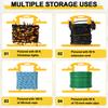 4Pcs Abs Heavy Duty Extension Cord Storage Reel, Portable Cord Organizer, Yellow H-Shape Wrap-Holds Extension Cord Winder For In