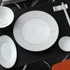 Ruhan European Style Ceramic Decal Dinner Plate