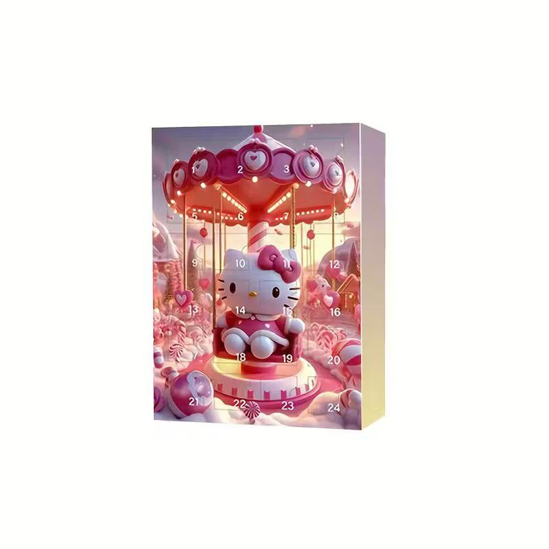 Адвент календарь Санрио Привет Китти Хеллоу Китти Sanrio Hello Kitty Advent Calendar Рождественский набор фигурок 24 шт