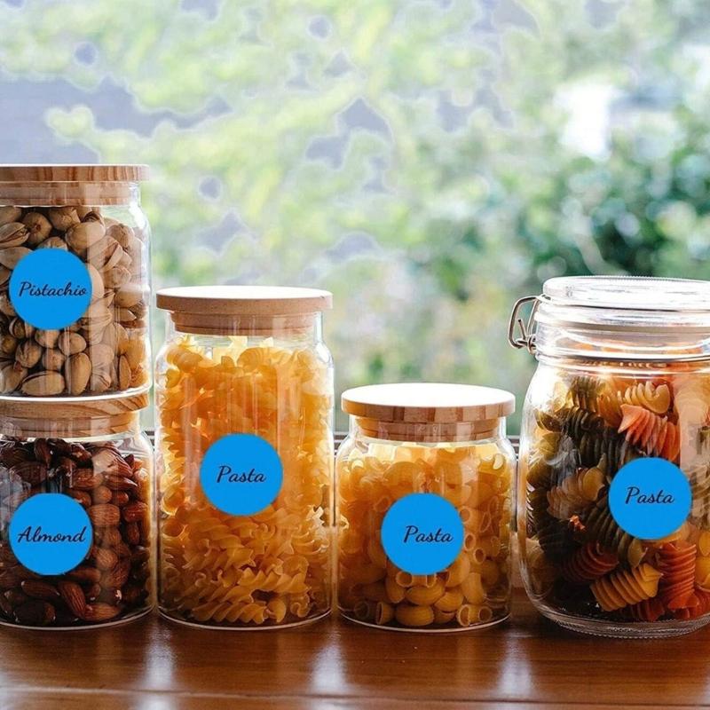 4000Pcs Multicolored Round Sticker 25mm Adhesive Dot Sticker Packgaing Labels for Journal Planner Wrapping Labelling