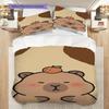 Whimsical Lemon Charms Three-piece set (1 * duvet cover + 2 * pillowcase, without core) 2D Flat Bedding set Duvet cover and pillowcase