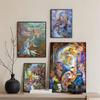 1pc Mahmoud Farshchian Persian Painting Poster Sticker Print Waterproof Wall Art For Living Room Bedroom Home Decor