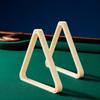 2pcs Strong Build Billiard Triangle Rack White Color Billiard Ball Rack  For Snooker Game