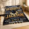 Jackson Class Of 2026 Graduation Coral Fleece Blanket