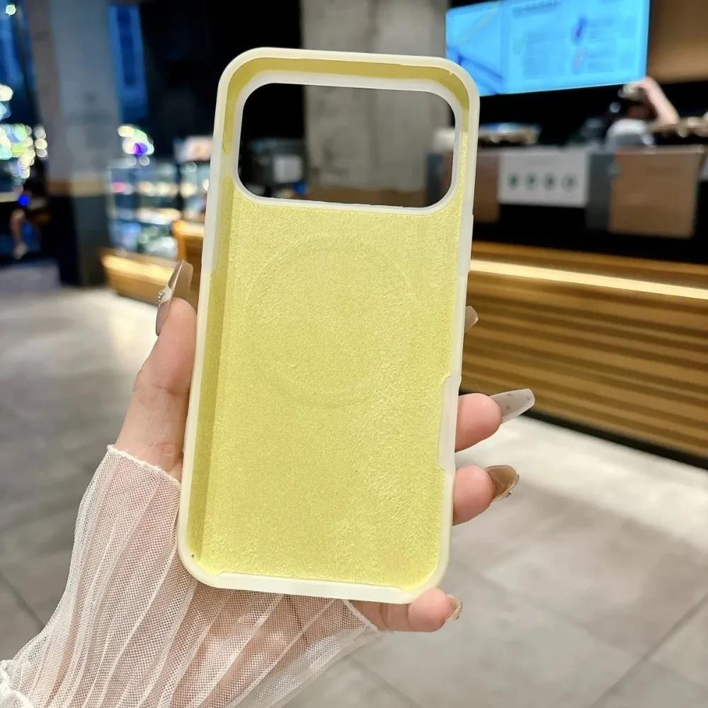 Trendy INS Macaron Jelly Wireless Charging PC+TPU Case For IPhone 17 Pro Max Air 16E 15 14 13 12 11 Plus Smooth-Touch Back Cover