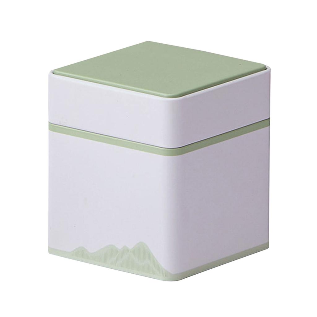 Square Metal Tins with Lids Empty Tins Box Containers Decorative Short/Tall Tins Gift Candy Loose Tea Storage Organizers