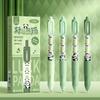 Cute Cartoon Decorative Retractable Gel Pen 0.5Mm Black Ink Quick Dry Smooth Writing Student Stationery For School Office