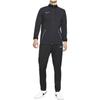 Nike Codzienne Zestawy Sportowe Męskie Czarny Stój z Kołnierzem Średni CW6131-010