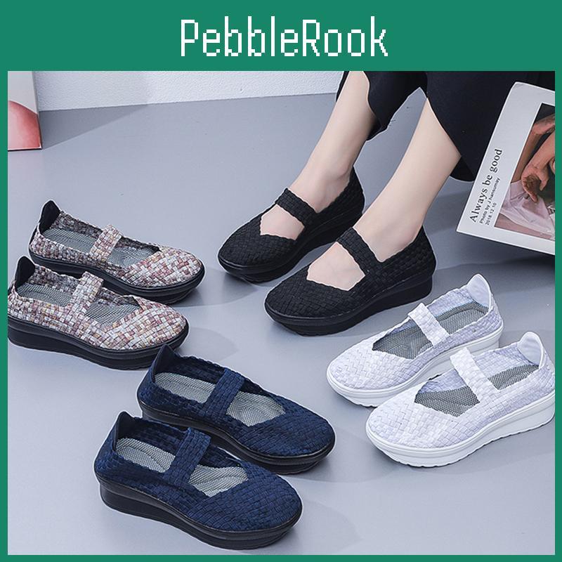 Woven Summer Sandals Womens Sports Thick Sole Womens Shoes