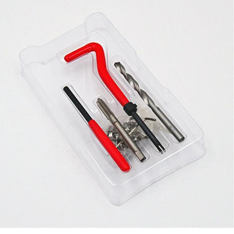 25Pc Thread Repair Insert Kit Helicoil Car Pro Coil Tool M6x1.0x8.0MM